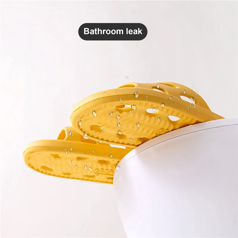 Badezimmer Haus Käse Hausschuhe Leichte Wasser Undichte Strand Flip Flop Rutschfeste Pool Schwimmen Aqua Schuhe – Detail 16