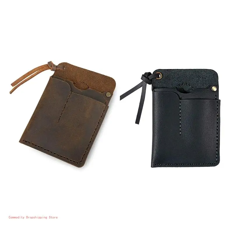 

Lightweight Handmade Leather Sheath for Flashlight Pen, Military Multitool, PU Leather, 11.5x7.5cm, 4.5 3"