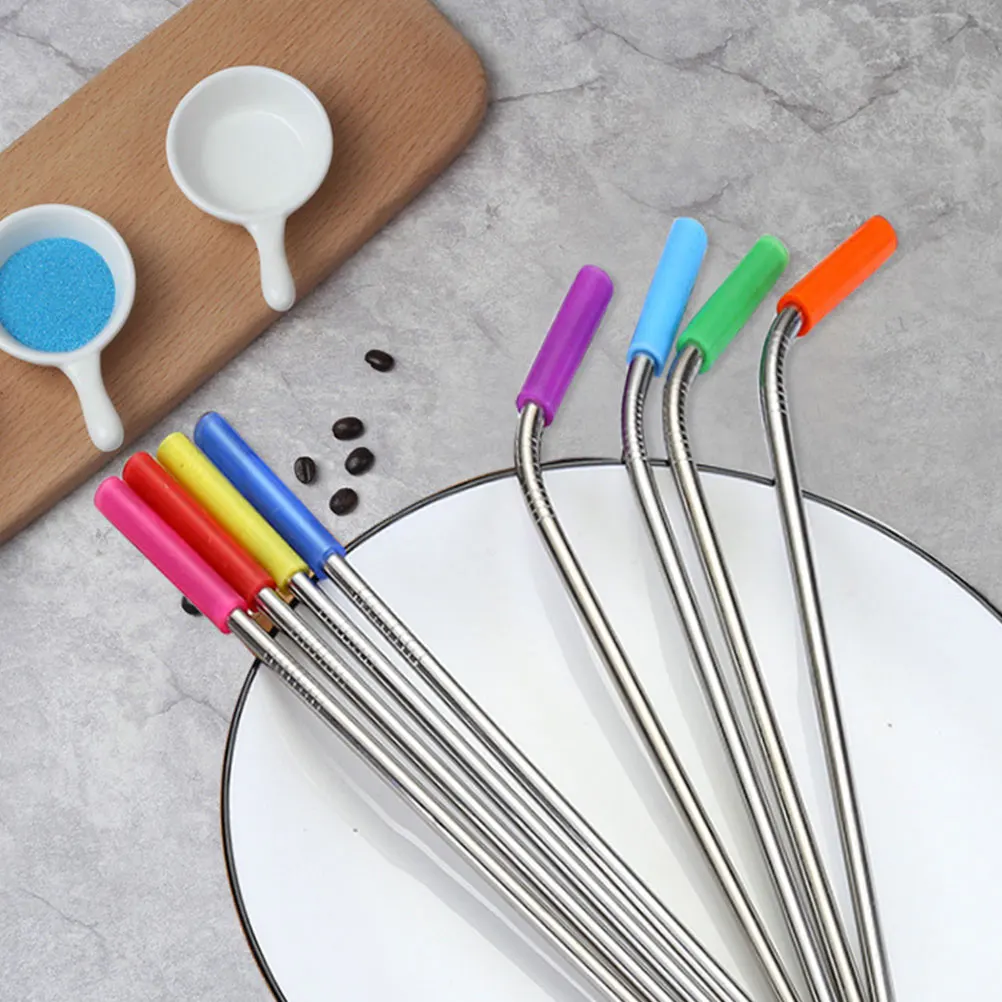 

37 Slim Stainless Steel Straws Set Reusable Drinking Straws for Beverages Tea Coffee Smoothie Party Supplies Fits All
