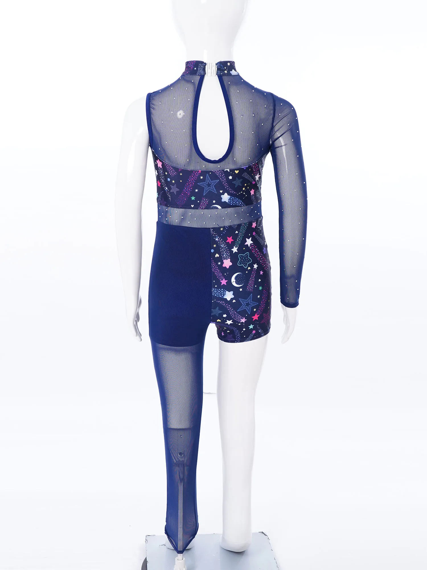 Justaucorps de danse de Ballet pour enfants filles, body complet avec strass, maillot de gymnastique, Costumes de patinage artistique sur glace, combinaison