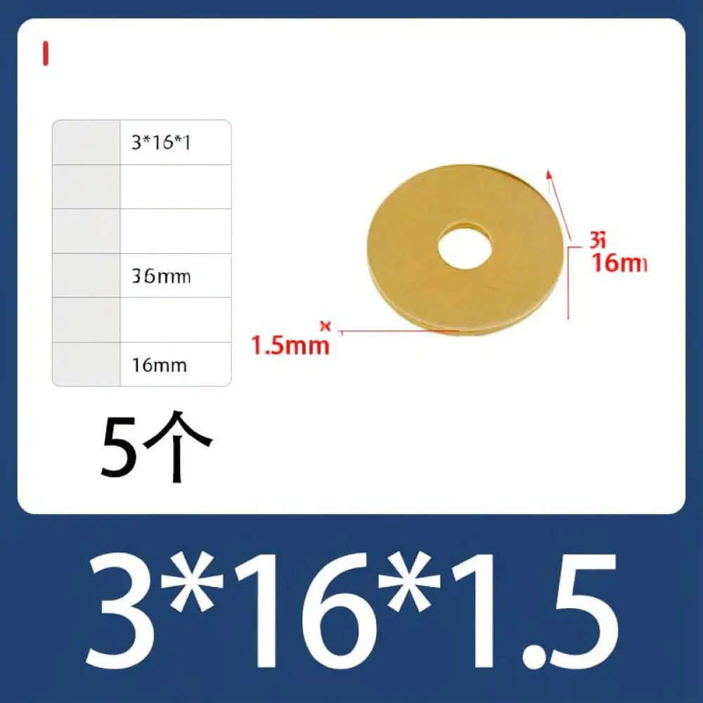 Copper Sealing Washers Brass Flat Gaskets Metric Hardware Assortment For Mechanical Automotive Fastener Repair Kit