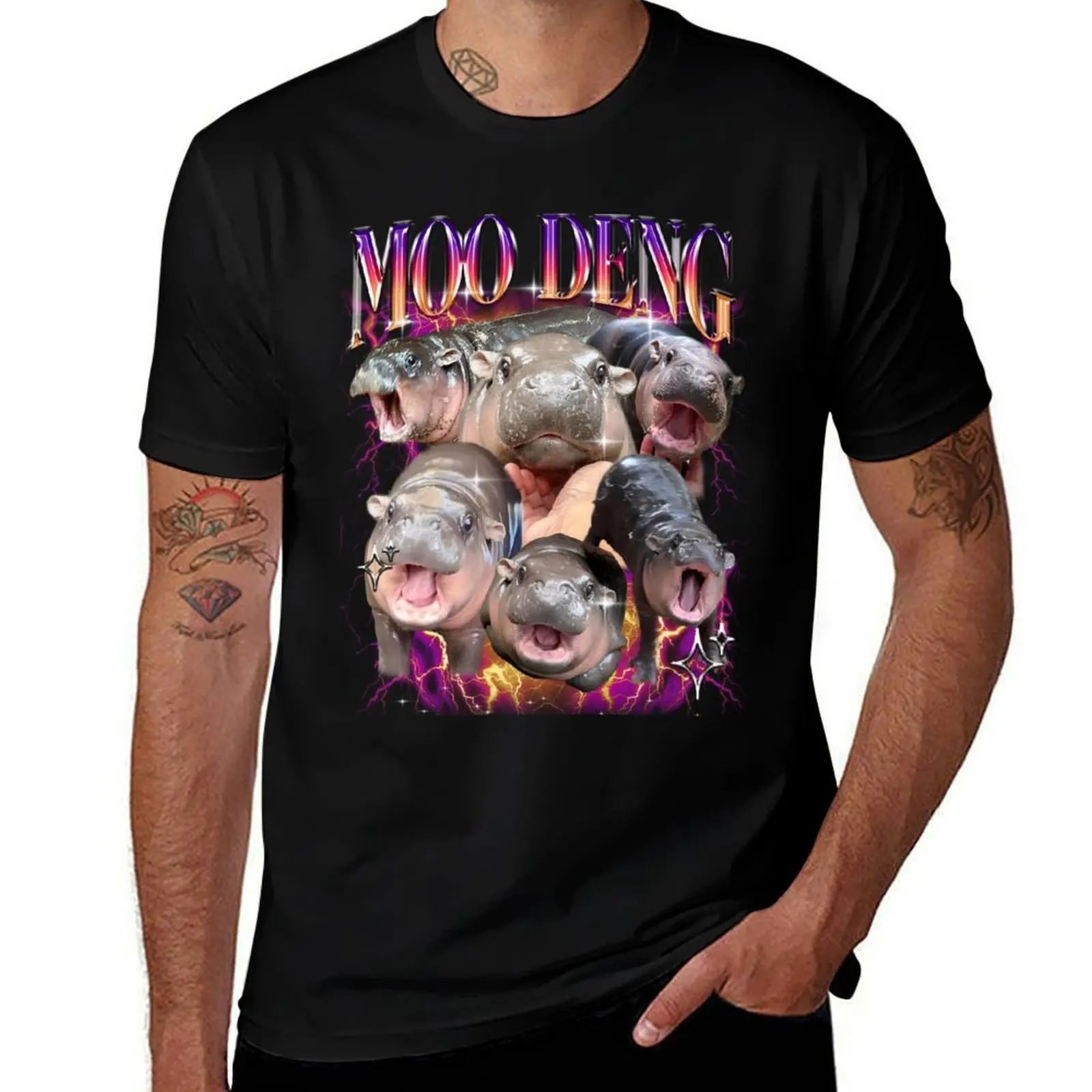 

Moo Deng Bootleg Rap Shirt Cute Moo Deng Shirt, Funny Bootleg Tee, Baggy Tshirt, Meme Shirt, T-Shirt clothes mens fashion
