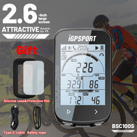 IGPSPORT GPS BSC100S BSC100 S Official Store Cycle bike Computer Wireless Speedometer ANT Bluetooth Bicycle Odometer for Stra