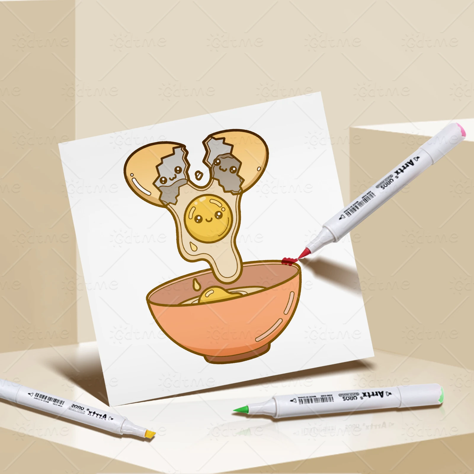 BAKE SHOP Malbuch mit kräftigen, einfachen Mustern für Erwachsene, niedliches Zeichenbuch, perfektes Geschenk für Party und Geburtstag – Detail 6