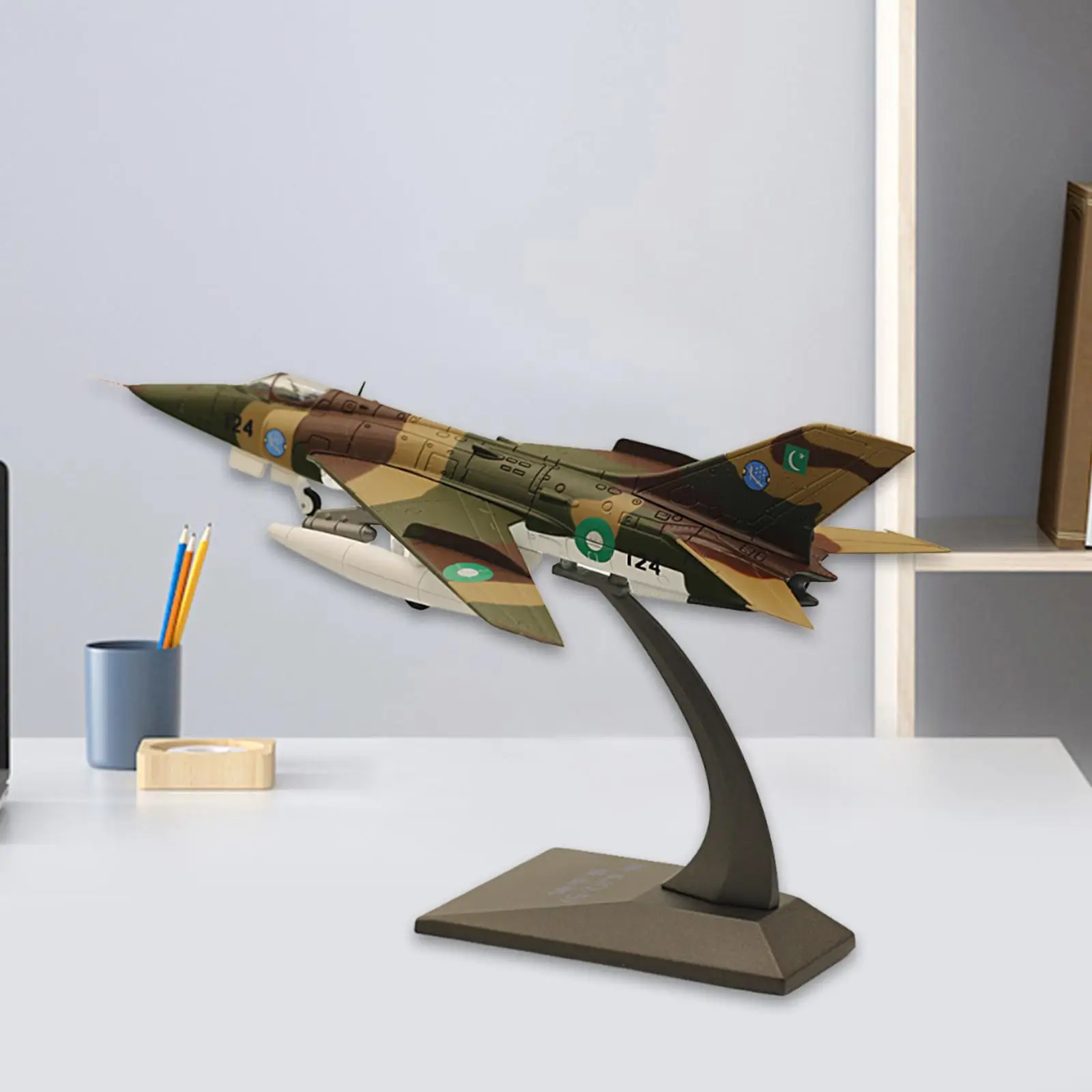1/72 مقياس لعبة مجسمة مقاتلة مع قاعدة سبيكة نموذج طائرة محاكاة طائرة لغرفة النوم المنزل تلفزيون خزانة المقاهي الزينة #2