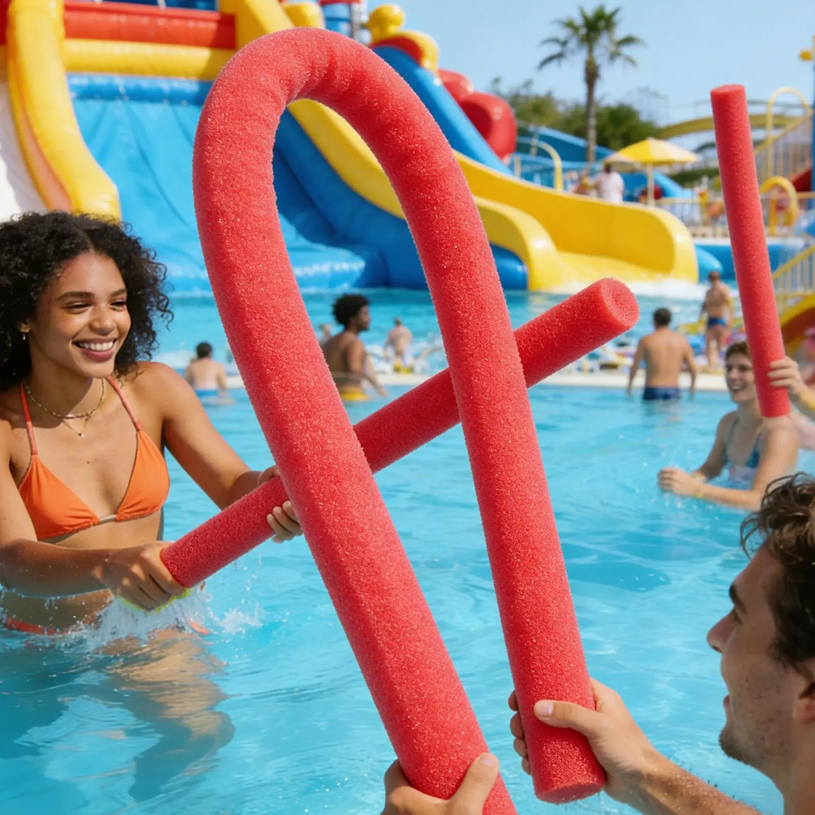 

Надувные плавательные палочки-радуга для тренировок, плавательные круги для детей, мальчиков, девочек, взрослых, для семейных вечеринок, декора дома