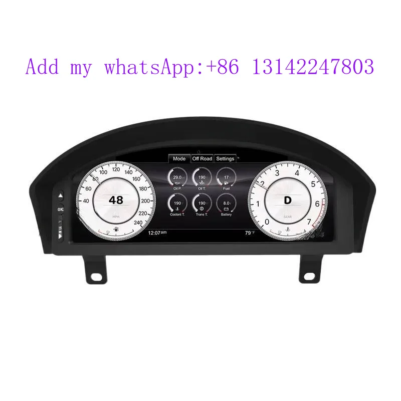 New Design Car Digital Cluster LCD Dashboard Auto Speedometer Linux System Instrument