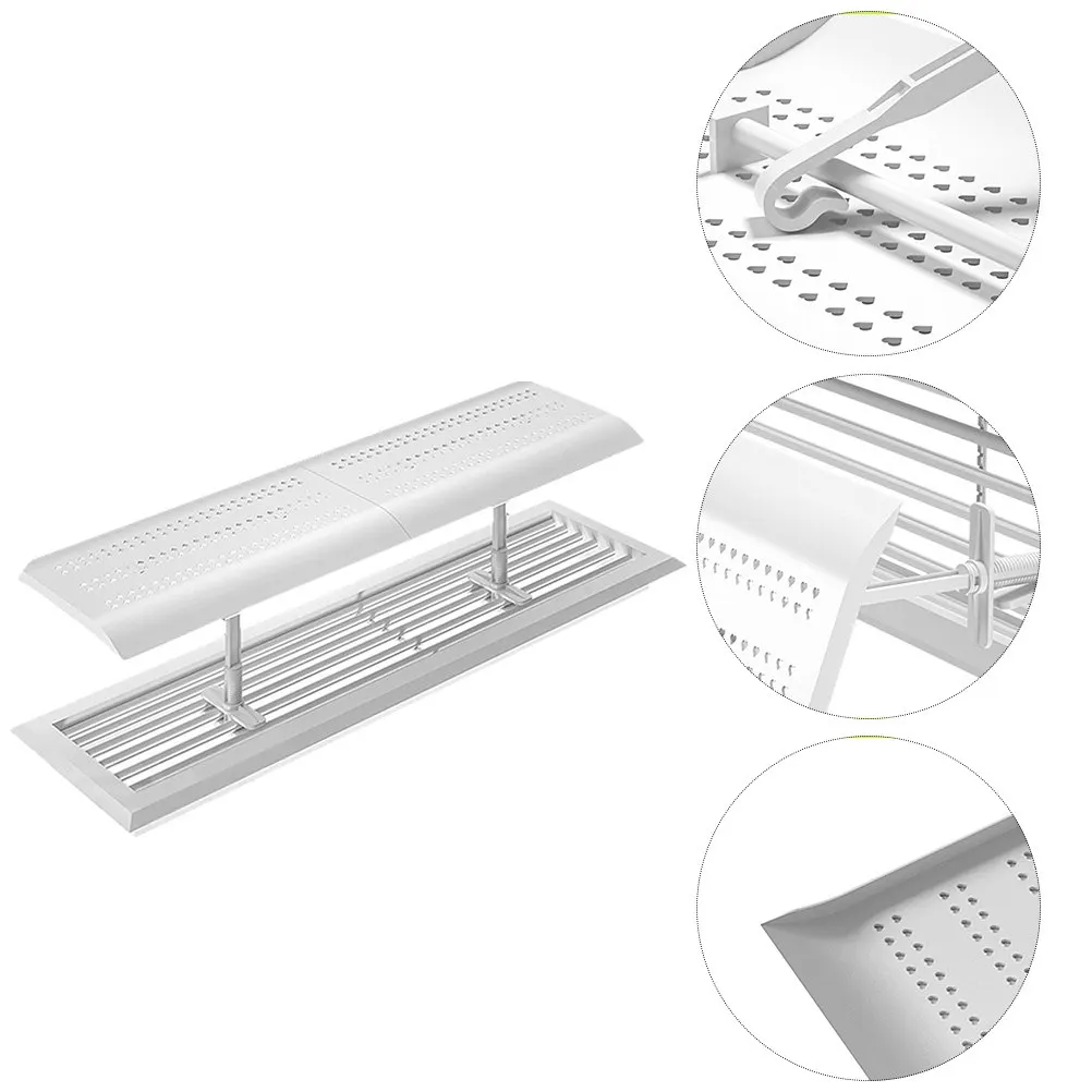 

Регулируемый дефлектор для кондиционера, утолщенный из АБС-пластика, легко устанавливаемый, настенный, для всех типов кондиционеров