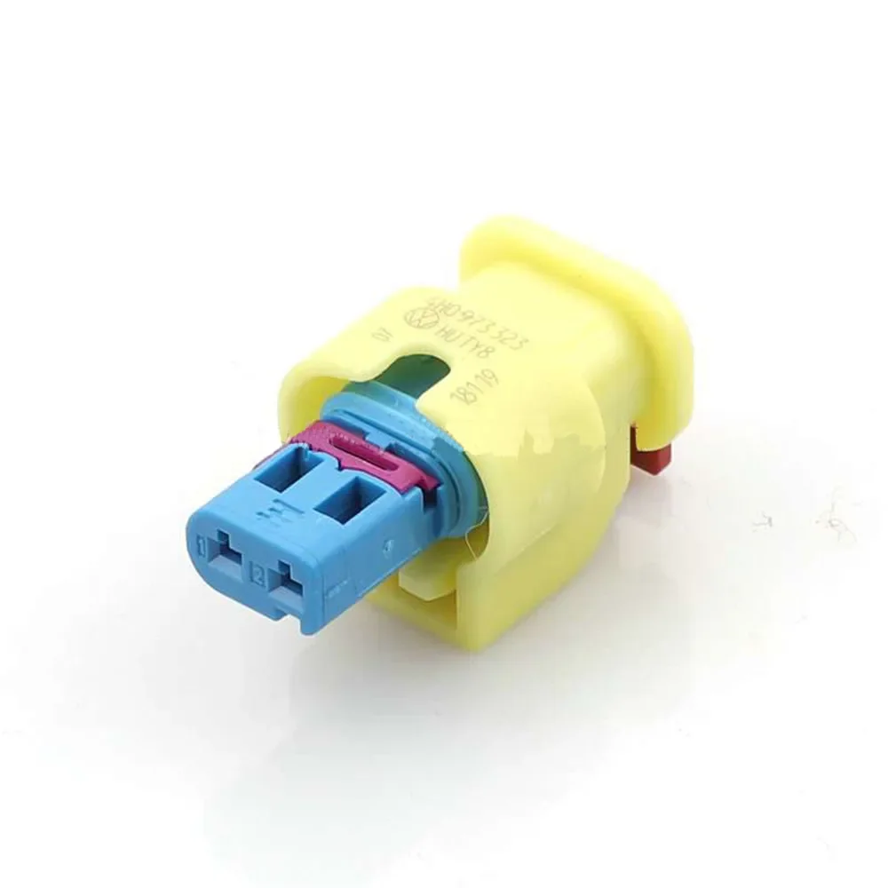 2/5/10/20/50/100sets 2pin auto plastic electric plug cable wiring sealed waterproof sensor connector 1718648-3 3-1718647-1