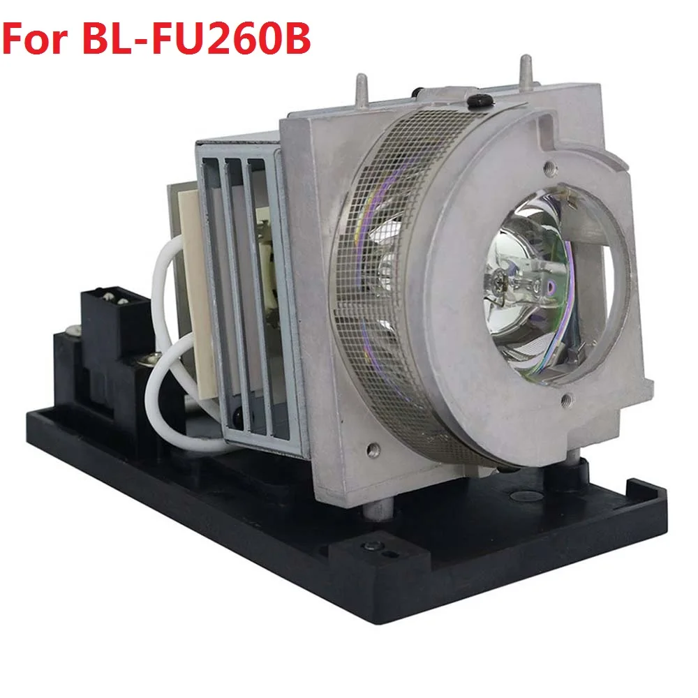 Bombilla de proyector de repuesto para BL-FU260B, para Optoma X320USTi 320, USTi EH320USTi EH319USTi GT5000 con Hosing SP.72701GC01