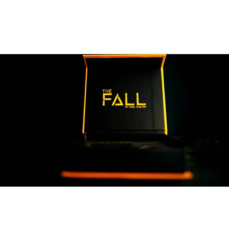 The Fall By Noel Qualter Close Up Magic Tricks Illusions Gimmick Card Magic Card-Thru-Window Amazingly Visual Penetration Props