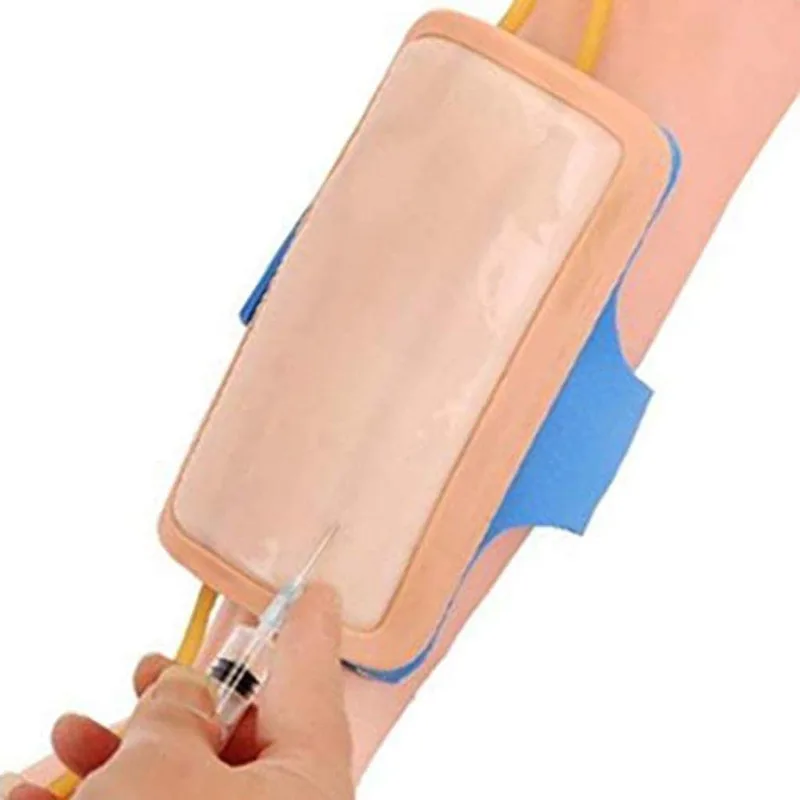 Blood Drawing Puncture Model Venipuncture Injection Training Simulator Infusion Practice Kit Pvc Forearm Phlebotomy wearable