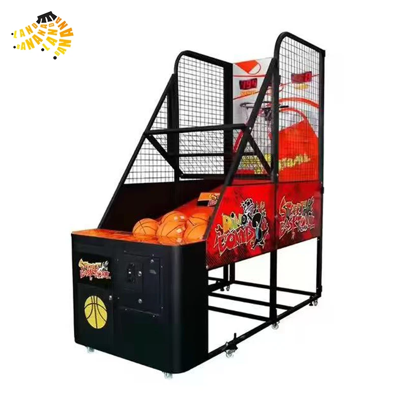 New Coin Operated Indoor Amusement Center New Electronic Basketball Machine Factory Direct Street Basketball Arcade Game Machine