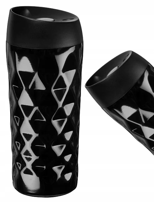Mug thermique en acier inoxydable Ambition Noir 0,4 L