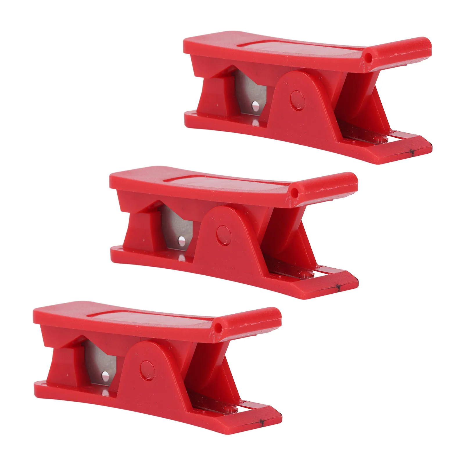 3PCS PTFE-slangsnijder 1/8 tot 3/4 inch snijcapaciteit Zachte buissnijder voor nylon PVC PU pijpslangsnijder Zachte slangsnijder