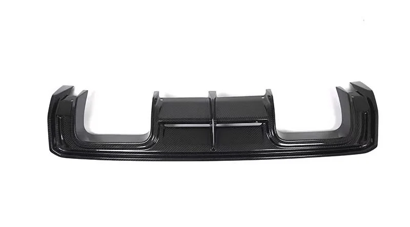 High Quality V Style Prepreg Dry Carbon Fiber Rear Bumper Diffuser Spoiler for BMW G80 G81 M3 G82 G83 M4 Rear Splitter