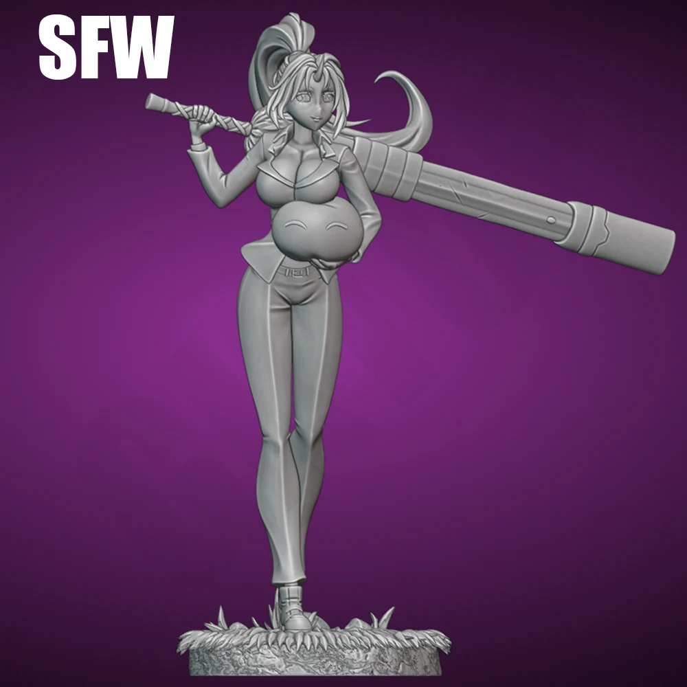 

1:24 Sexy Anime Girl Shion NSFW 3d Printed Model Resin Unpainted Figure Model Kit Miniature Garage Gk Kits Unassembled Diy Toy