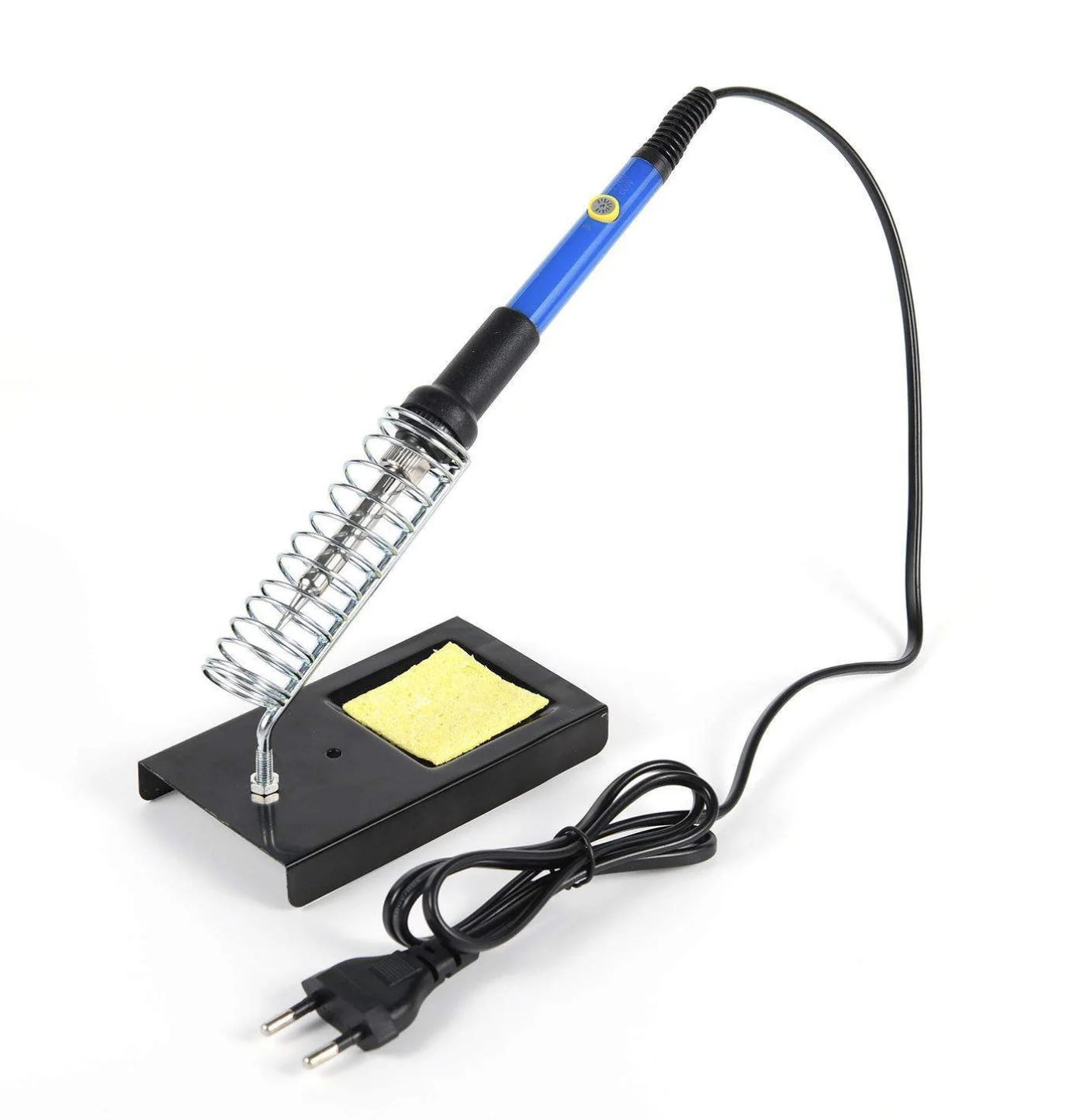 Lanceforce 60W Adjustable Temperature 200-400C Pencil Grip Electric Soldering Iron 15 Piece Welding Kit 908 Iron Repair Tool