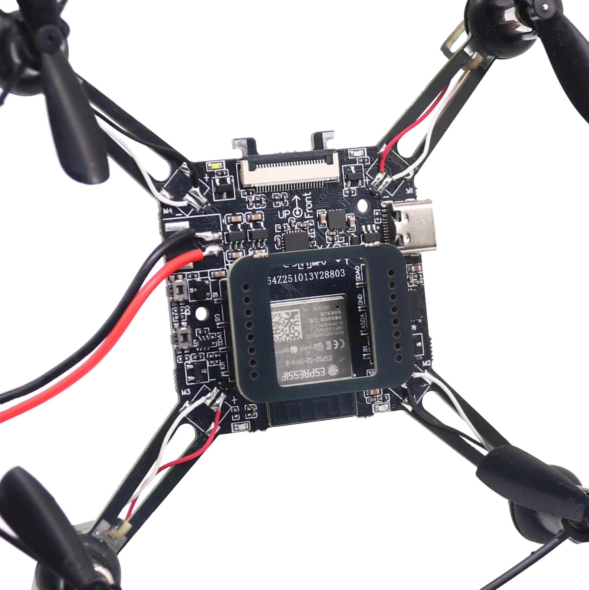 

SkyEye ESP32-Drone V2.0 Квадрокоптер с открытым исходным кодом ESP-Drone Модель дрона Wi-Fi Пульт дистанционного управления Crazyflie