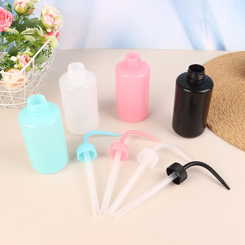 1Pc 250ML Spray Bottle Plastic Safety Wash Bottles Lab Tattoo Squeeze Bottle Tattoo Accessories Lab Non-Spray Squeeze Bottle