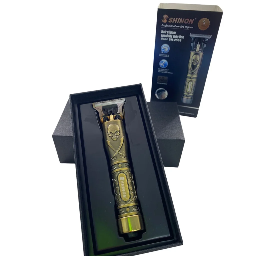 Shinon Sh-2588 آلة التشطيب 110 فولت/240 فولت لقطع الشعر الرجعية