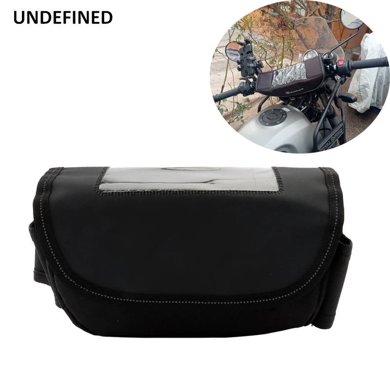 

Motorcycle Handlebar Bag Phone Holder Storage Package Waterproof Travel Bags For BMW R 1200 1250 RT K1600GTL R1100RT R1150 850RT