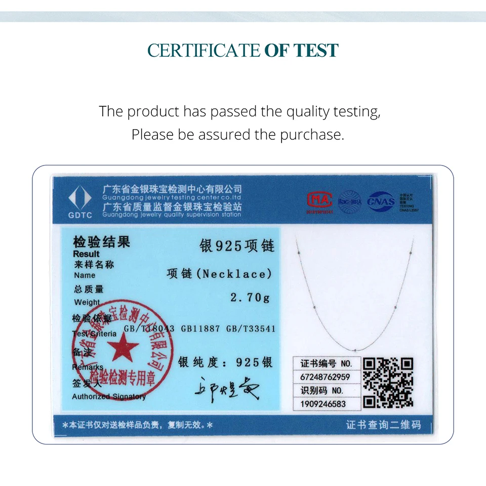 WOSTU 925 فضة النيزك قلادة مستديرة الخرز سلسلة قلادة الأساسية سلسلة للنساء غرامة مجوهرات حفلة X-Mas هدية 40-45 سنتيمتر #6