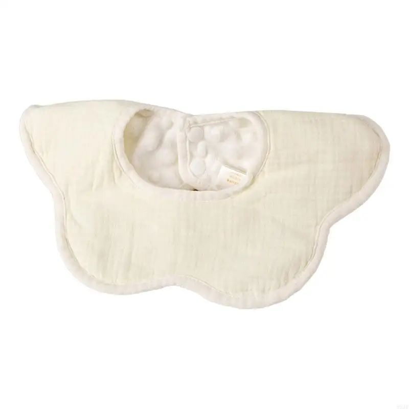 

95AE 360 Degree Rotation Burp Cloth Solid Color Baby Flower Feeding Bib Saliva Towel