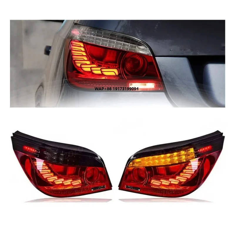 

E60 Upgrade Taillight for 5 Series 523i 530i LED Rear Lights 2003-2010 Stop Lamp Brake Signal DRL Reverse Taillamps Modified