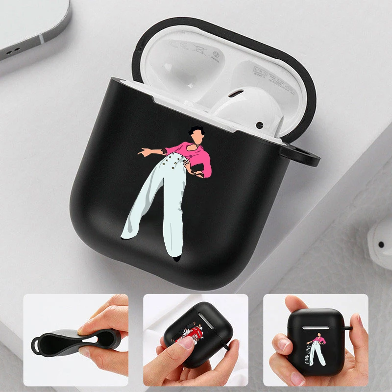 Hot singer Treat People with Kindness Soft silicone TPU Case For AirPods Pro2 1 2 3 Black Wireless Bluetooth Earphone Box Cover