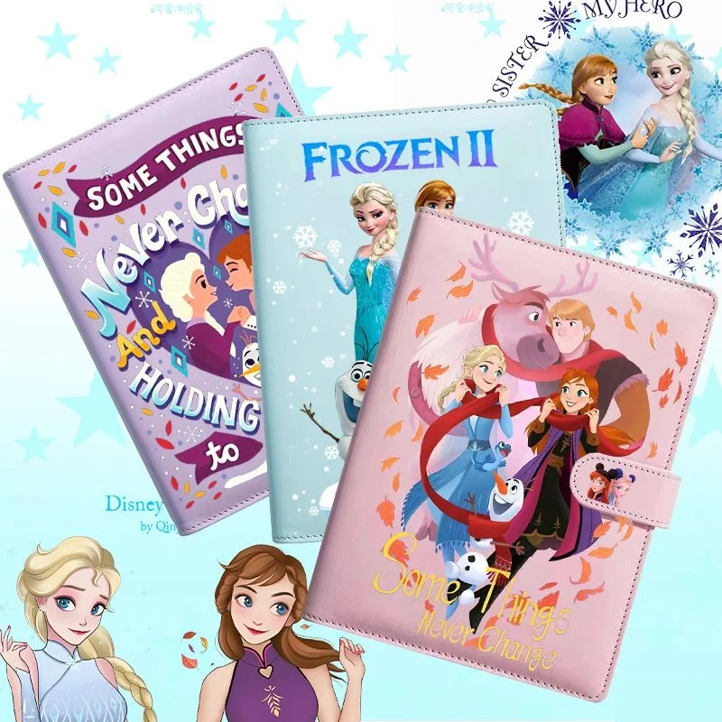 New Princess Elsa Frozen Cartoon Peripheral Notebook High School Girls Girly Heart High-Value Life Diary Teacher Reward Gift