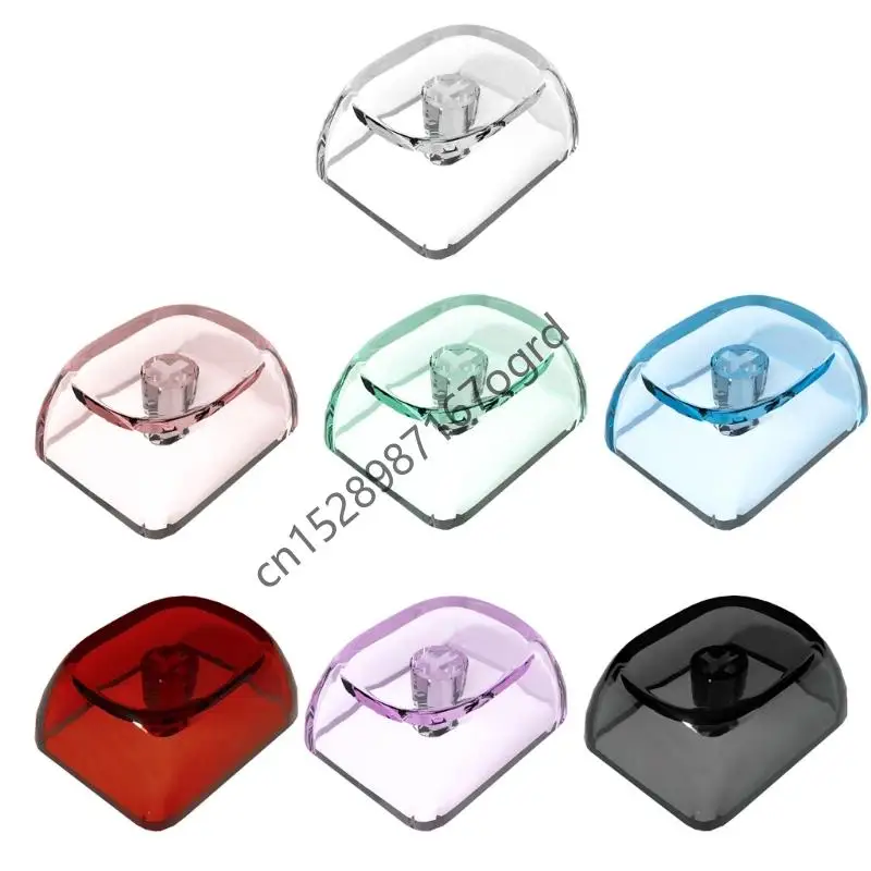 

10KEYS прозрачный профиль MOA Crystal Blank 1,25U Клавички Установки для переключателей MX 634A