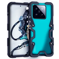 Armor Screw Metal Frame Shockproof Cover For Xiaomi 14 13 Pro 13t 13 Ultra Aluminium Bumper Cases Heavy Duty Fundas