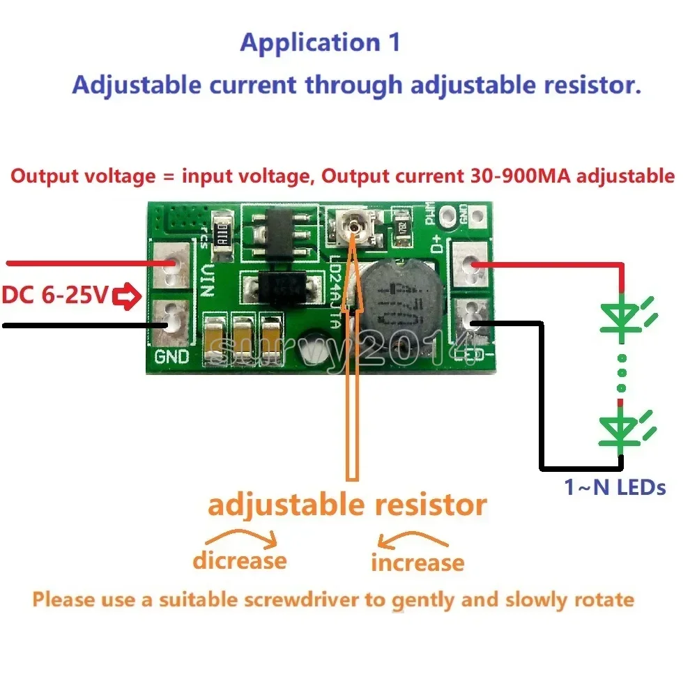 DC 9V 12V 18V 24V 20W Adjustable LED Driver PWM Controller DC-DC Step-down Constant Current Converter For arduino NEW