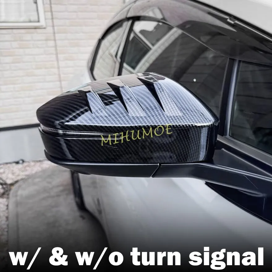 

Carbon Fiber Car Side Rearview Mirror Cover Cap Trim Accessories For 2023 2024 2025 Toyota Prius