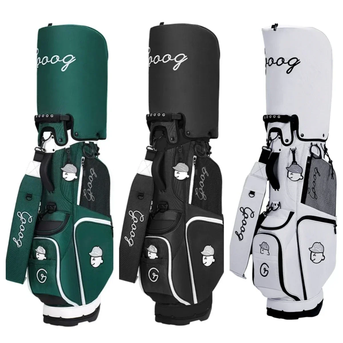 GOOOOG Brand Golf Rack Bag Nylon Waterproof  Stand Caddy Cart Gun Bag（gooog logo）