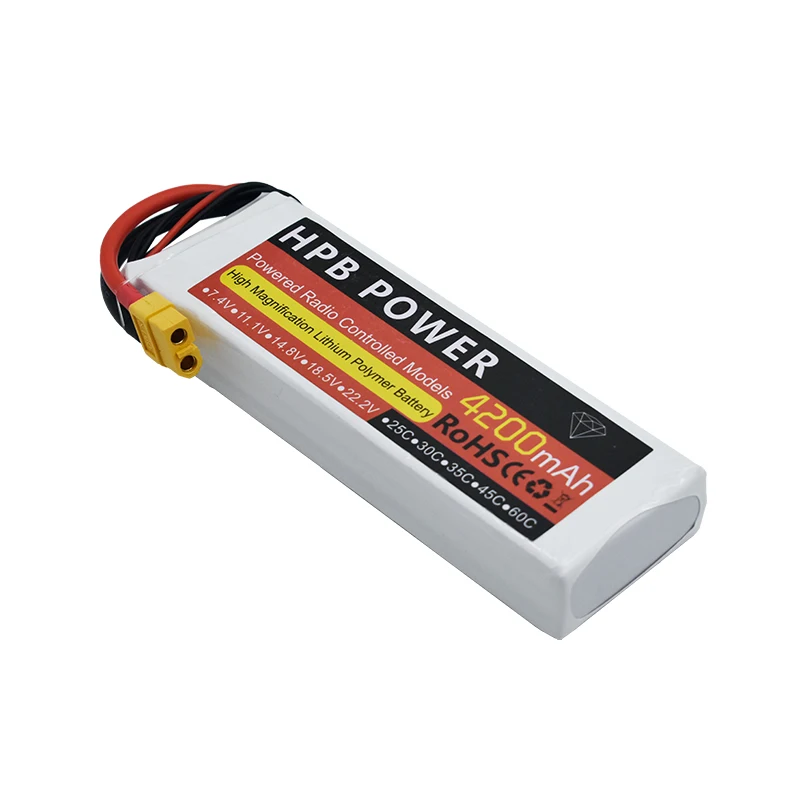 11.1V 4200mAh 45C 3S Rechargeable Battery 3S LiPo Battery 11.1V Li-Polymer Battery For RC Helicopters Car Boat RC Drone Battery