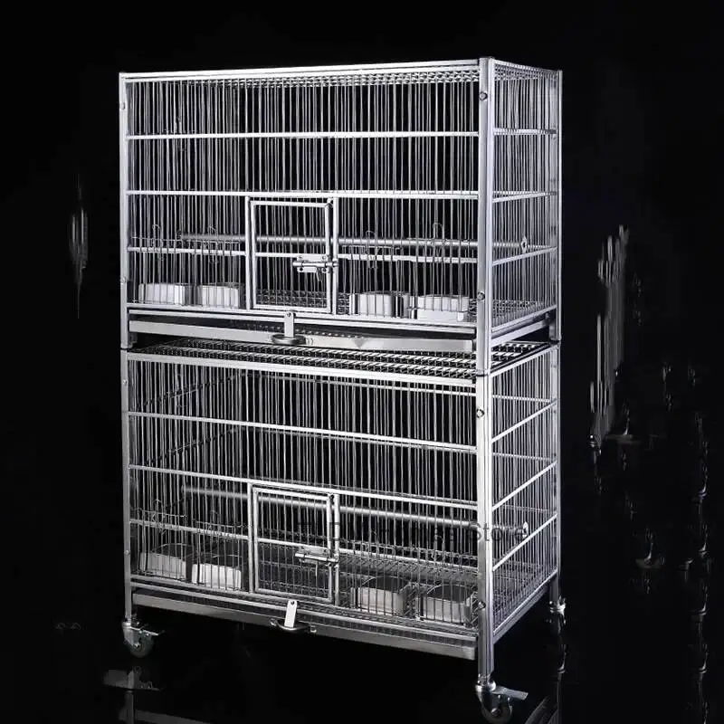 

Dog Animal Feeder Quail Cat Bird Cage Cage Shelter Perches Bird Bunny Balcony Outdoor Carrier Pour Oiseaux Cage Decoration