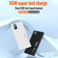 2024 New Digital display portable power bank, external charger, super fast charging 50000mAh 66W, suitable for Xiaomi and iPhone