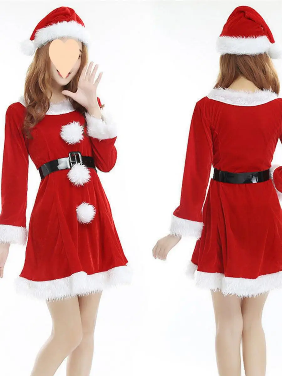 Gonna di velluto da donna nuova vestito loween Cisas Performance Costume Adulto di fine anno Par Ensemble Faionable Stage Wear