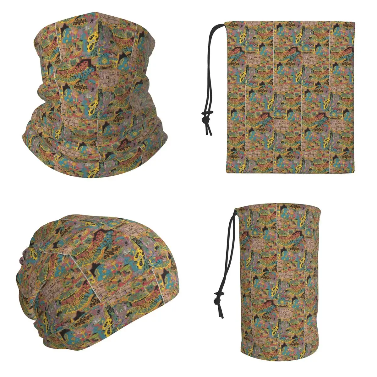 King Gizzard And The Lizard Wizard - Oddments Bandana Neck Cover Printed Wrap Scarf Running Face Mask Unisex Adult Winter - view 2