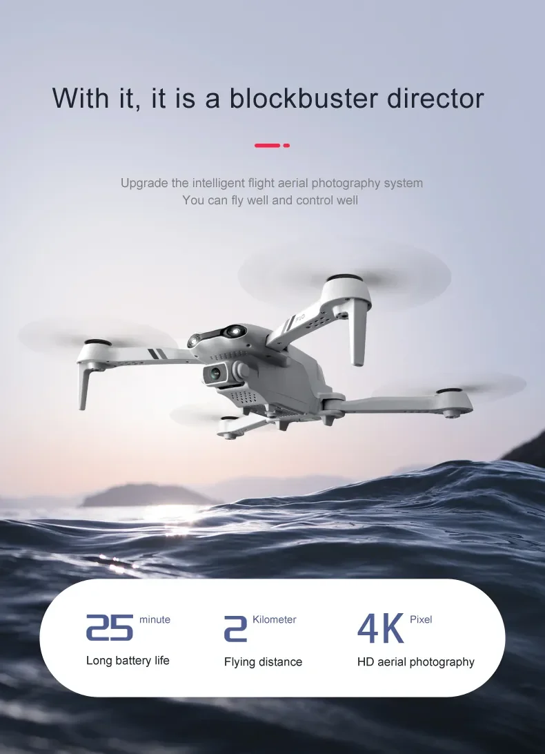 Dropshipping 4 k hd 360 degrees rotation dual cameras, remote control drones outdoor high-definition aerial photographic film