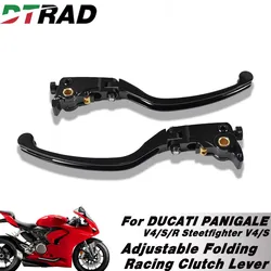 For DUCATI Panigale/Steetfighter V4 V2 2025 2026 Racing Adjustable Brake Clutch Racing Lever RCS CNC Aluminum Folding Handles