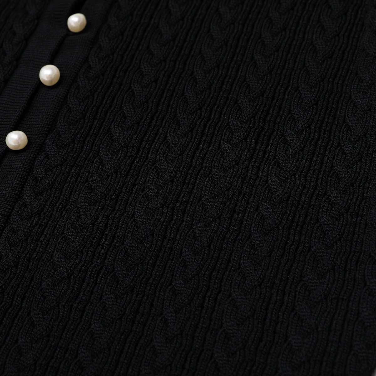 Haute qualité printemps et automne nouvelle mode banlieue perle tricoté femmes à manches longues haut manteau + robe sans manches ensemble