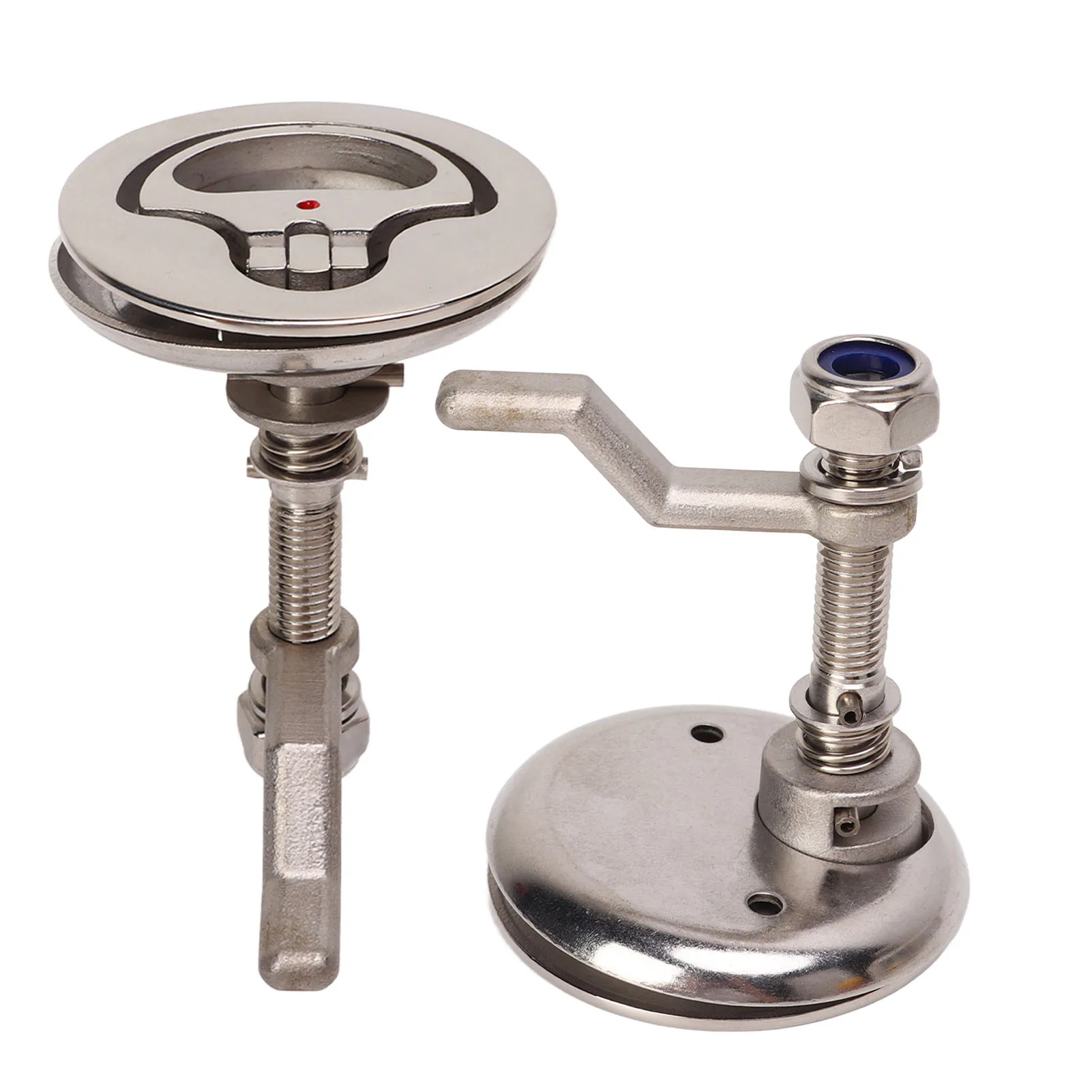 Boat Cam Latch 316 Stainless Steel Polished Adjustable Hatch Latch With Back Plate for Marine Ship