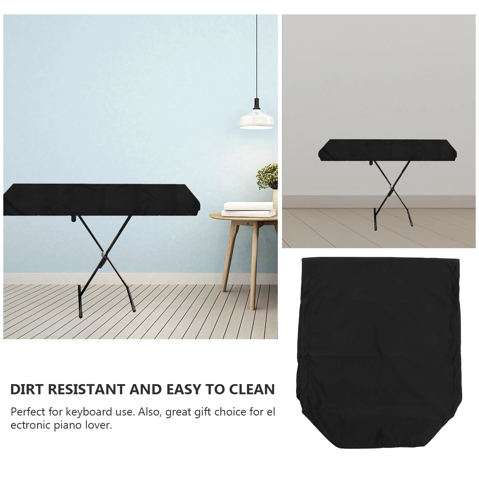 

1Pcs Electronic Piano Keyboard Cover Waterproof Adjustable Durable Dustproof Protective Cover for Electric Piano Keyboard