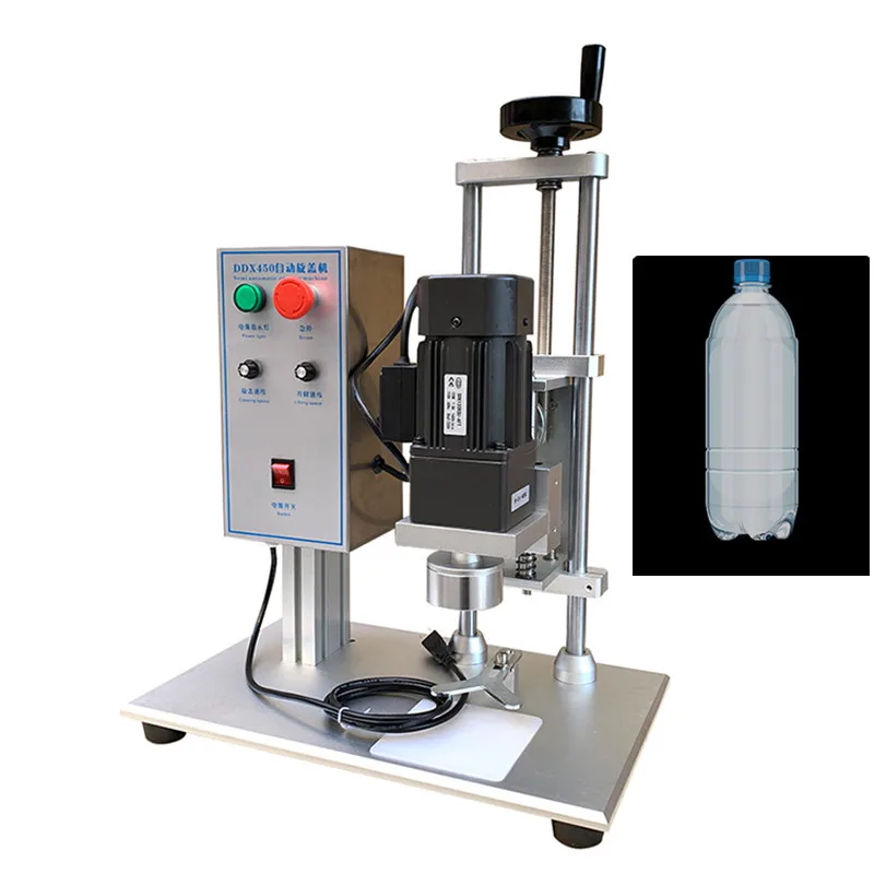 DDX450 Easy Operate Plastic Round Bottle Sealing Crimping Machine Honey Capping Machine For Small Business