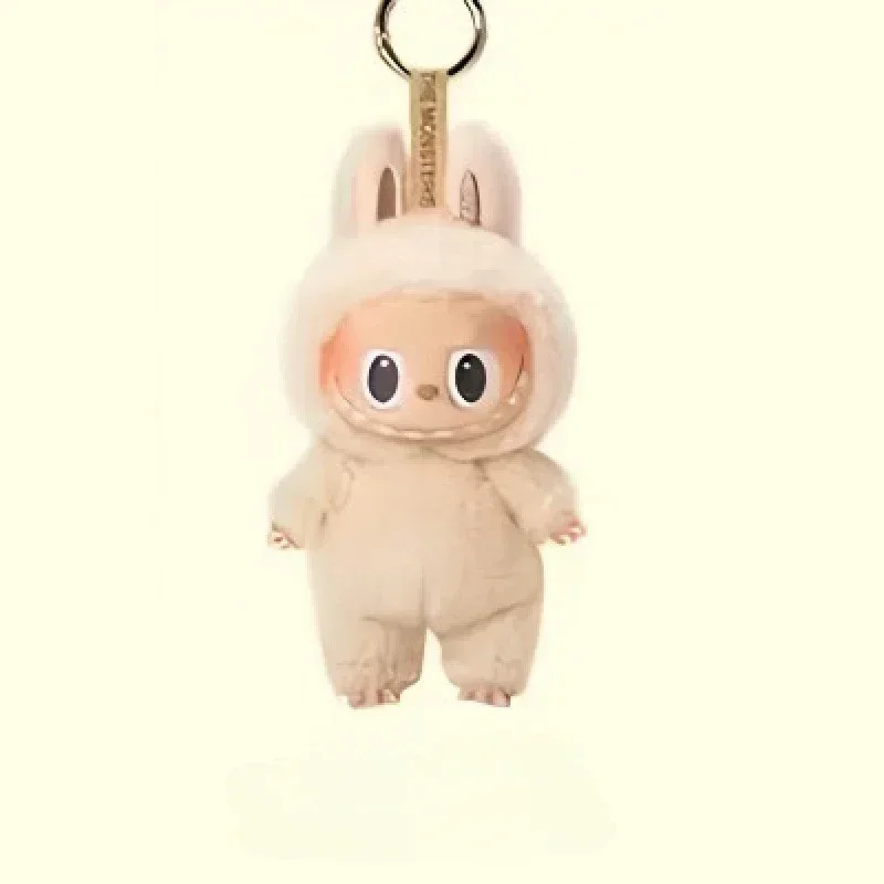 New Hot Cute Labubu The Monsters Blind Box Toys Cardiac Macarone Kawai Surprise Gifts Toy Guess Bag Figure Replica Keychain 17cm