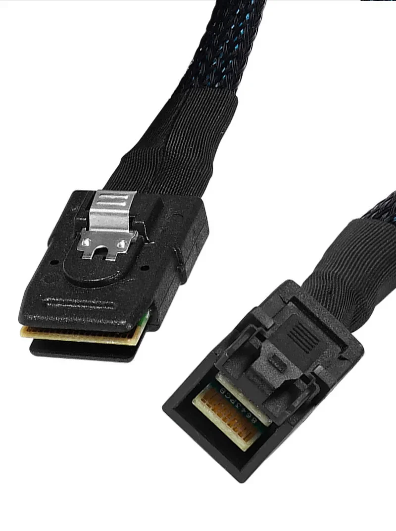 12G Internal Mini SAS HD SFF-8643 to SFF-8087(36Pin) 100 Ohm, Flexible, Support RAID, PCIE Controller