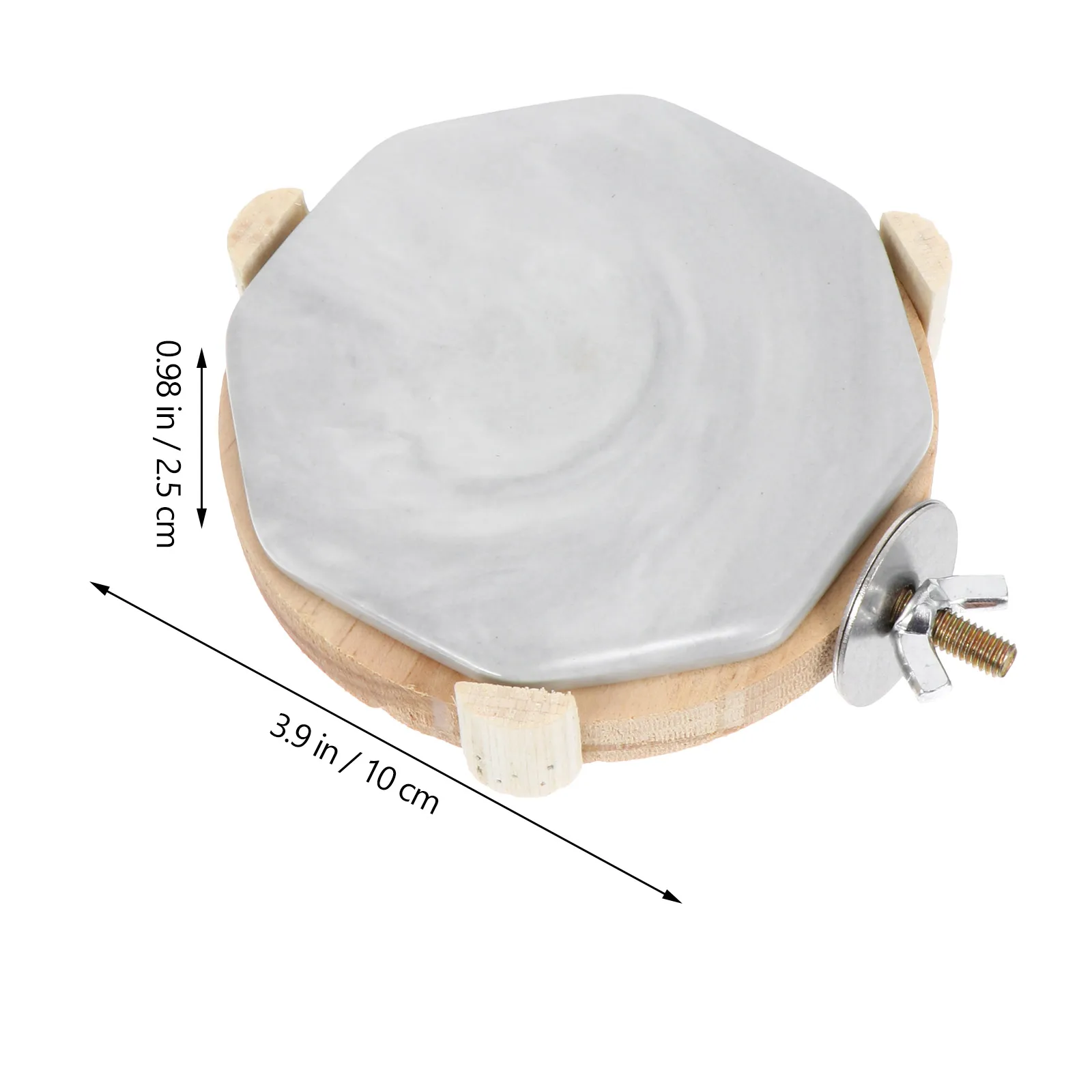 Hamster Cooling Octagonal Ceramic Small Animals Ice Bed Cooling Plate Pet Summer Sleeping Mat Reusable Dissipation